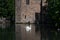 Bishops Palace moat Wells Cathedral