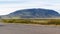 Biskupstungnabraut road near Kerid lake in Iceland