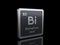 Bismuth Bi, element symbol from periodic table series
