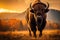 Bison Powerful Symbols of Nature\\\'s Majesty, Generative Ai