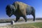 Bison statue, National Buffalo Museum, Jamestown, ND