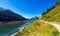 Bissina Lake with Dam - Adamello Trento Italy