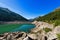 Bissina Lake with Dam - Adamello Trento Italy