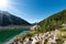 Bissina Lake with Dam - Adamello Trento Italy