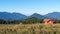 BISTRITA, TRANSYLVANIA/ROMANIA - SEPTEMBER 18 : A farm near Bistrita Transylvania Romania on September 18, 2018