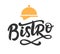 Bistro cafe vector logo badge