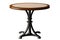 Bistro Table On Isolated Tansparent Background, Png. Generative AI