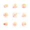 bit coin , crypto currency , money , dollar , share , mobile ,virtual money , ic , 9 eps icons set vector