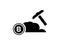 Bit coin Mining Icon - Vector Template