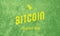 Bitcoin Accepted Here Retro Design Yellow On Green