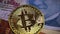 bitcoin on banknotes, kz tenge, us dollar, euro banknotes, turkish lira