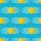 Bitcoin blockchain modern technology - creative vector background seamless pattern. Cryptocurrency digital money concept symbol.