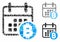 Bitcoin calendar Composition Icon of Tremulant Items