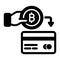 Bitcoin cash, bitcoin payment, bitcoin transaction, credit card fully editable vector icons