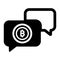 Bitcoin chat, bitcoin forum, bitcoin news, cryptocurrency live chat fully editable vector icons