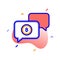 Bitcoin chat, bitcoin forum, bitcoin news, cryptocurrency live chat fully editable vector icons