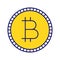 Bitcoin color icon