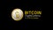 BitCoin CryptoCurrency animated title with Value to US Dollar on black background