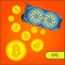 Bitcoin Cryptocurrency Mining Graphic Video Card