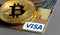 bitcoin cryptocurrency with Visa credit card