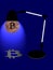 Bitcoin desk lamp