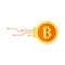 Bitcoin Digital Encryption Vector Illustration Graphic