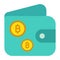 Bitcoin equivalent, wallet, bitcoin wallet, money fully editable vector icons
