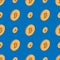 Bitcoin, Etherium Cryptocurrency Seamless Pattern.
