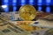 Bitcoin exchange to dollar and Euro. Cryptocurrency bitcoin gold. .