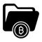 Bitcoin folder, bitcoin data folder, bitcoin data storage, bitcoin data files fully editable vector icons