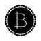 Bitcoin glyph icon