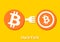 Bitcoin hard fork split to Bitcoin Cash blockchain cryptocurrenc