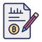 Bitcoin hardware, bitcoin, page, analysis fully editable vector icons