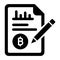 Bitcoin hardware, bitcoin, page, analysis fully editable vector icons