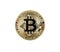 Bitcoin Isolated on White