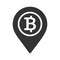 Bitcoin Location Icon