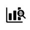 Bitcoin mark icon vector illustration / graph , chart