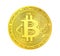 Bitcoin money currency coin isolated