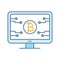 Bitcoin official webpage color icon