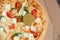 Bitcoin Pizza Day 22 May. Cryptocommunity holiday. concept of buying pizza with bitcoin