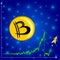 Bitcoin rapid growth on cryptocurrency exchanges