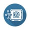 Bitcoin Safe Box Icon.