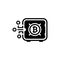 Bitcoin Safe Box Icon.
