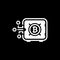 Bitcoin Safe Box Icon.