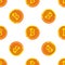 Bitcoin seamless pattern