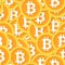 Bitcoin seamless pattern