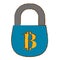 bitcoin, secure money symbol
