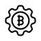Bitcoin Setting Icon