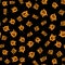 Bitcoin SV tickers and logos - seamless pattern.