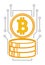 Bitcoin system of digital financing and banking vector